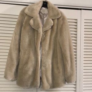 EUC Women’s Faux Fur Coat - Like New